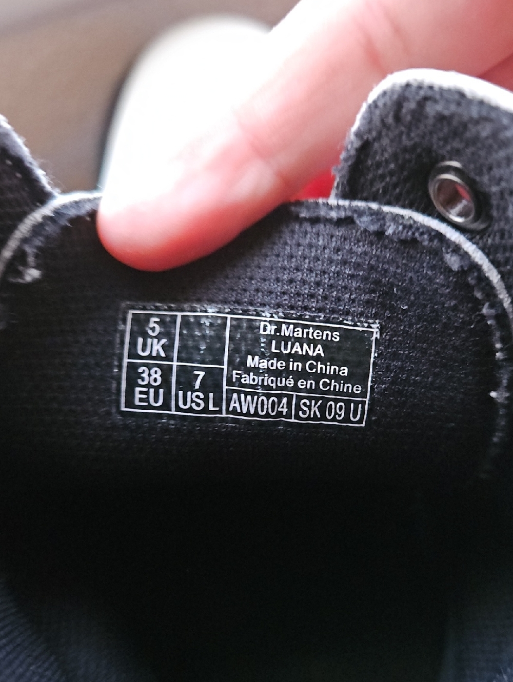 Dr. Martens Luana Black Sneakers - Picture 5 of 5